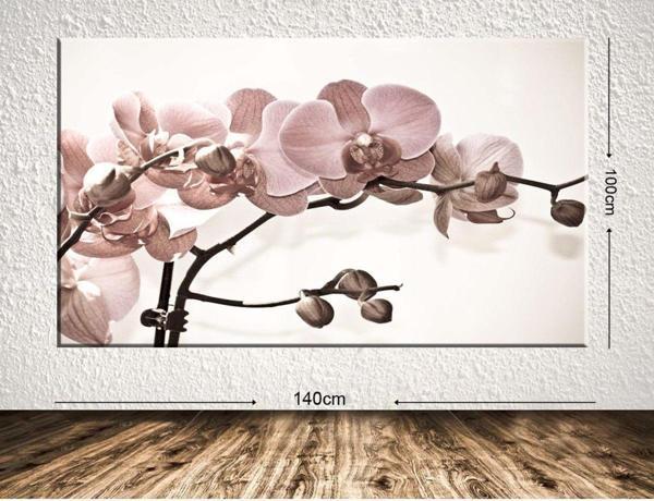Tablo Center Dev Boyut Çiçek Kanvas Tablo 100x140 cm - Image 1