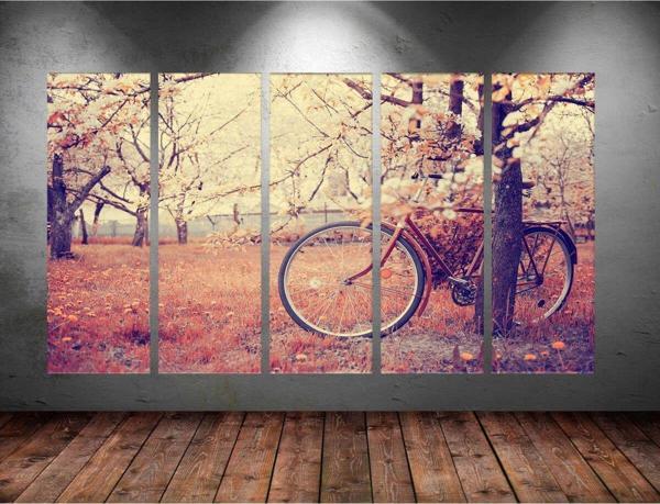 Tablo Center Dev Boyut 5 Parçalı Kanvas Tablo 150x90 cm - Image 1