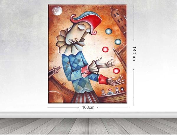 Tablo Center Dev Boyut Dekoratif Kanvas Tablo 100x140 cm - Image 1