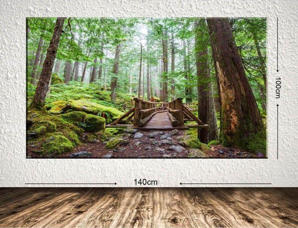 Tablo Center Dev Boyut Manzara Kanvas Tablo 100x140 cm - Image 1