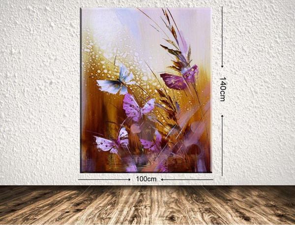 Tablo Center Dev Boyut Çiçek Kanvas Tablo 100x140 cm - Image 1