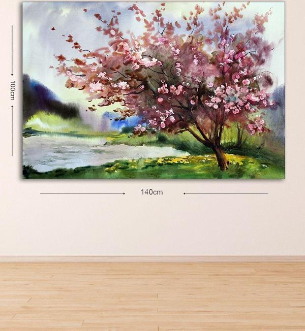 Tablo Center Dev Boyut Dekoratif Kanvas Tablo 100x140 cm - Image 1
