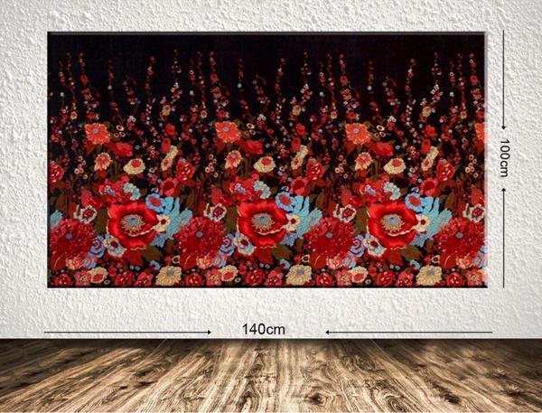 Tablo Center Dev Boyut Çiçek Kanvas Tablo 100x140 cm - Image 1