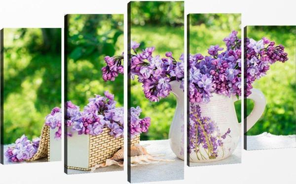 Tablo Center 5 Parçalı Kanvas Tablo 60x100 cm - Image 1