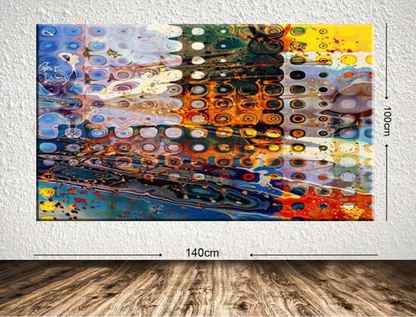 Tablo Center Dev Boyut Soyut Kanvas Tablo 100x140 cm - Image 1