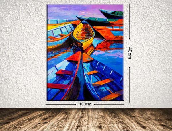 Tablo Center Dev Boyut Dekoratif Kanvas Tablo 100x140 cm - Image 1