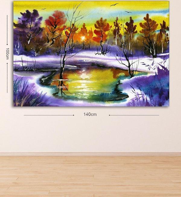 Tablo Center Dev Boyut Dekoratif Kanvas Tablo 100x140 cm - Image 1