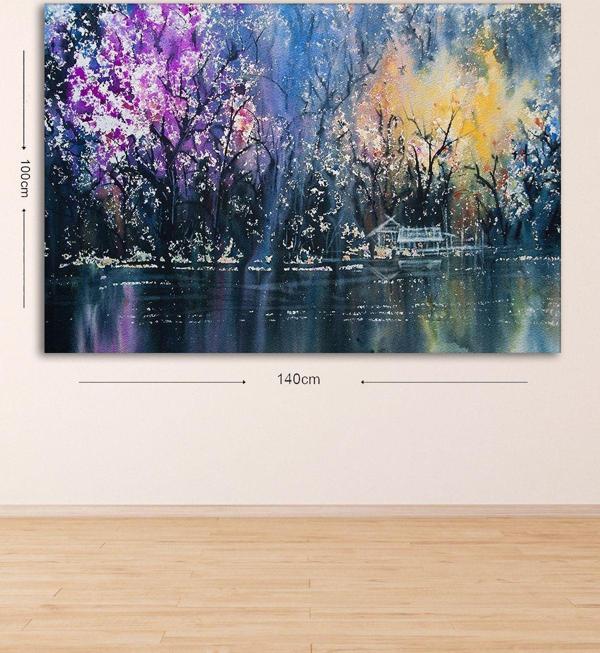Tablo Center Dev Boyut Dekoratif Kanvas Tablo 100x140 cm - Image 1