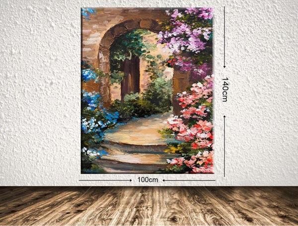 Tablo Center Dev Boyut Manzara Kanvas Tablo 100x140 cm - Image 1