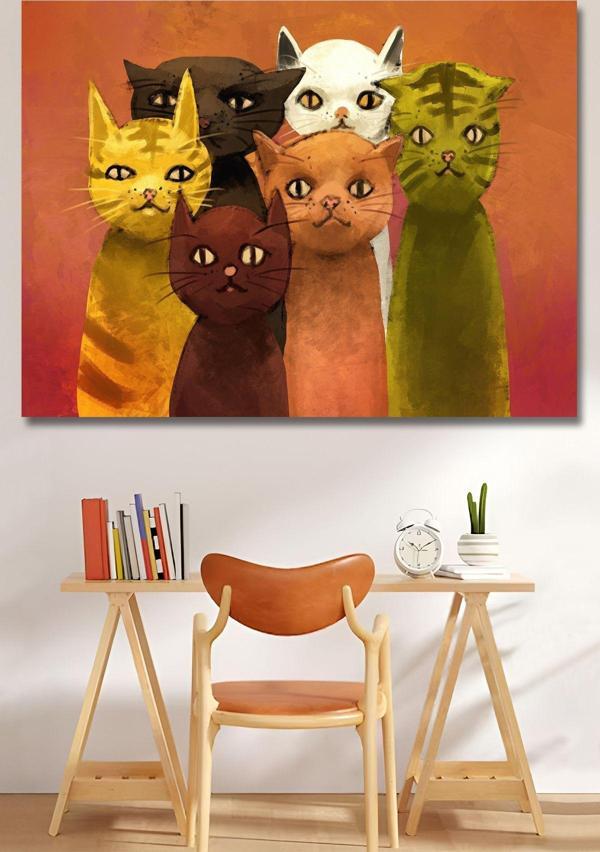 Tablo Center Dev Boyut Dekoratif Kanvas Tablo 100x140 cm - Image 1