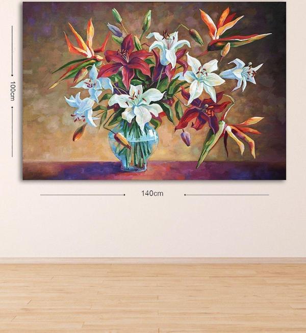 Tablo Center Dev Boyut Dekoratif Kanvas Tablo 100x140 cm - Image 1