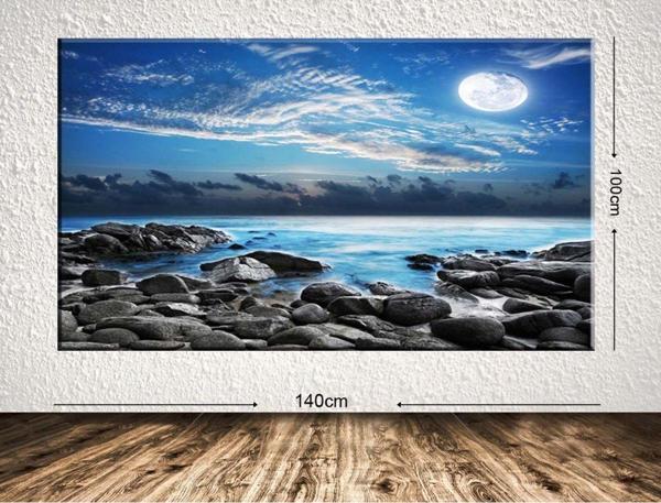 Tablo Center Dev Boyut Manzara Kanvas Tablo 100x140 cm - Image 1