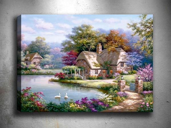 Tablo Center 50x70 cm Manzara Kanvas Tablo - Image 1