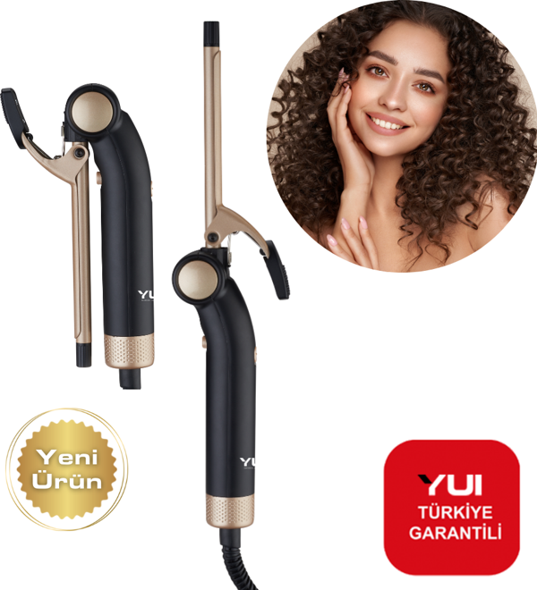 Yui KB308 Seramik Plaka Afro Dalga 13mm Katlanabilir Kıvırcık Saç Maşası (Yui Türkiye Garantili) - Image 1