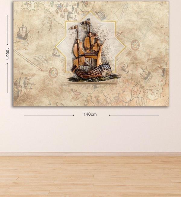 Tablo Center Dev Boyut Dekoratif Kanvas Tablo 100x140 cm - Image 1
