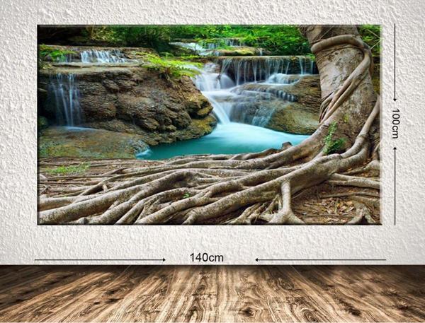 Tablo Center Dev Boyut Manzara Kanvas Tablo 100x140 cm - Image 1