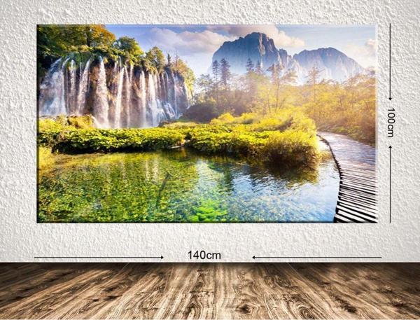 Tablo Center Dev Boyut Manzara Kanvas Tablo 100x140 cm - Image 1