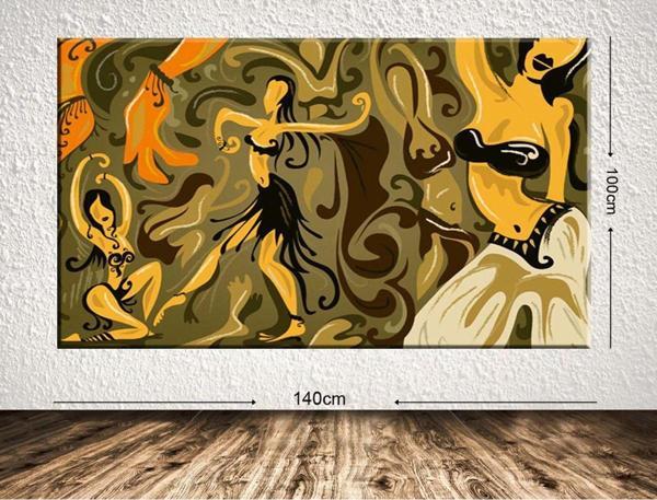 Tablo Center Dev Boyut Dekoratif Kanvas Tablo 100x140 cm - Image 1