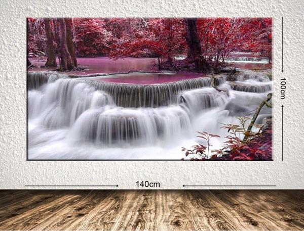 Tablo Center Dev Boyut Manzara Kanvas Tablo 100x140 cm - Image 1