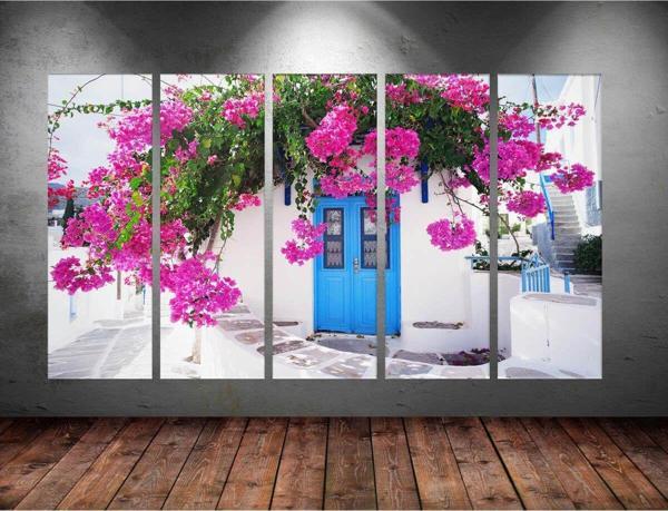 Tablo Center Dev Boyut 5 Parçalı Kanvas Tablo 150x90 cm - Image 1