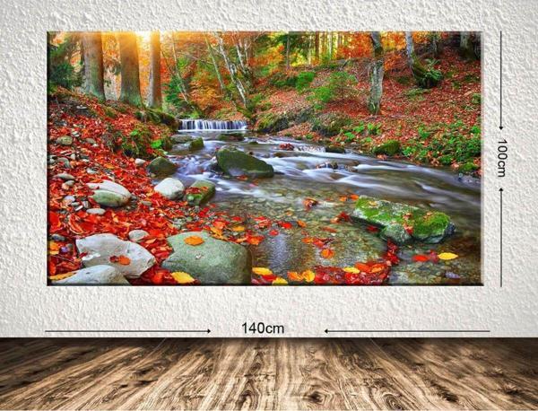 Tablo Center Dev Boyut Manzara Kanvas Tablo 100x140 cm - Image 1