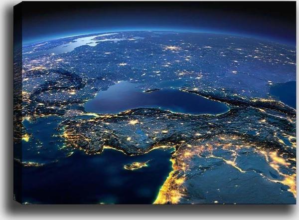 Tablo Center 50x70 cm Kanvas Tablo - Image 1