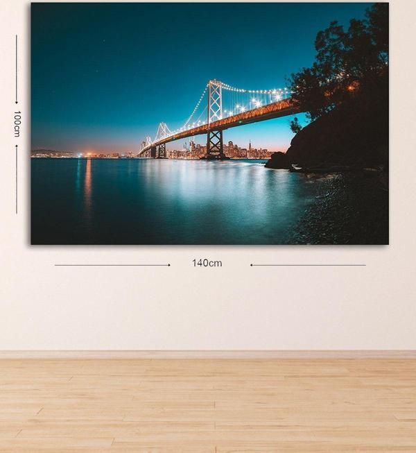 Tablo Center Dev Boyut Dekoratif Kanvas Tablo 100x140 cm - Image 1