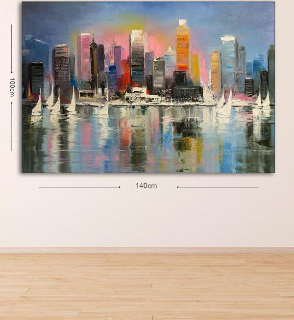 Tablo Center Dev Boyut Dekoratif Kanvas Tablo 100x140 cm - Image 1