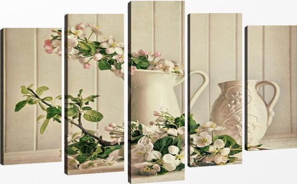 Tablo Center 5 Parçalı Kanvas Tablo 60x100 cm - Image 1