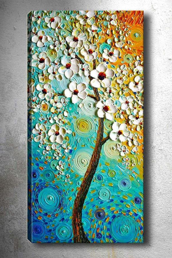 Tablo Center 30x90 cm Çiçek Kanvas Tablo - Image 1