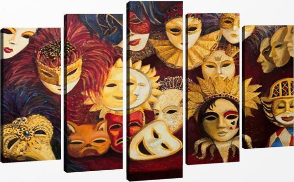 Tablo Center 5 Parçalı Kanvas Tablo 60x100 cm - Image 1