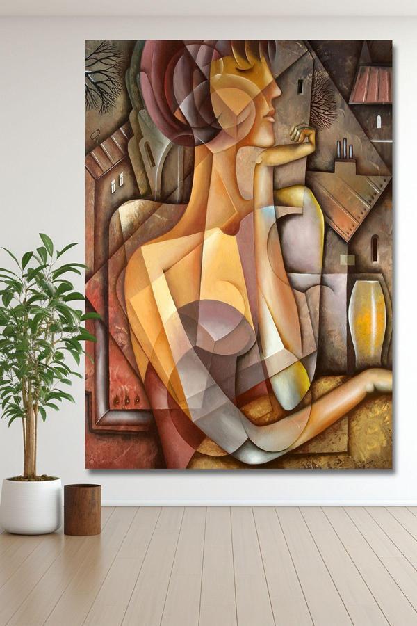 Tablo Center Dev Boyut Dekoratif Kanvas Tablo 100x140 cm - Image 1