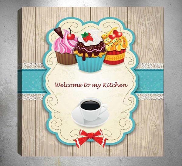 Tablo Center 30x30 cm Kanvas Tablo - Image 1