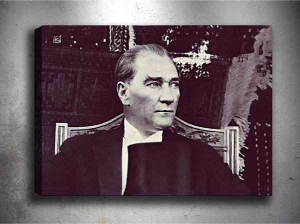 Tablo Center 30x40 cm Atatürk Kanvas Tablo - Image 1