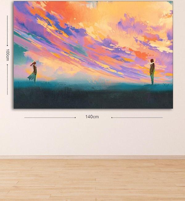 Tablo Center Dev Boyut Dekoratif Kanvas Tablo 100x140 cm - Image 1