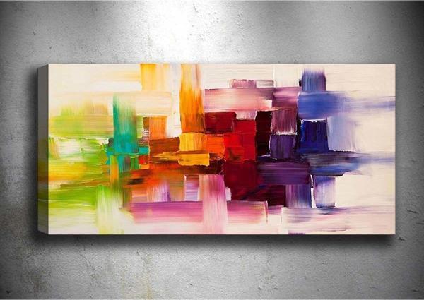 Tablo Center 30x90 cm Dekoratif Kanvas Tablo - Image 1