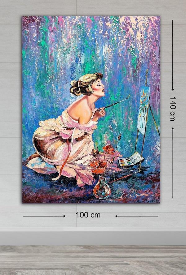Tablo Center Dev Boyut Dekoratif Kanvas Tablo 100x140 cm - Image 1