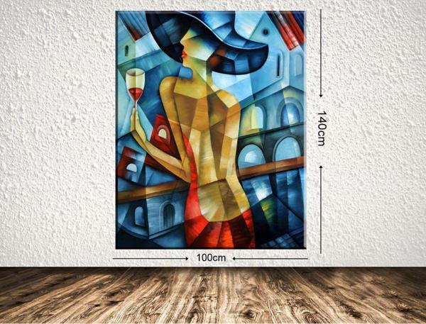 Tablo Center Dev Boyut Dekoratif Kanvas Tablo 100x140 cm - Image 1
