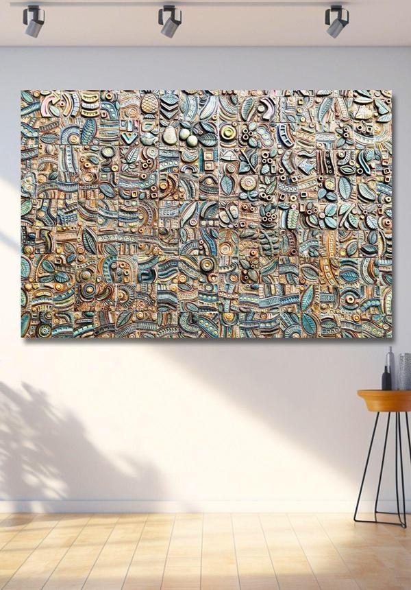Tablo Center Dev Boyut Dekoratif Kanvas Tablo 100x140 cm - Image 1