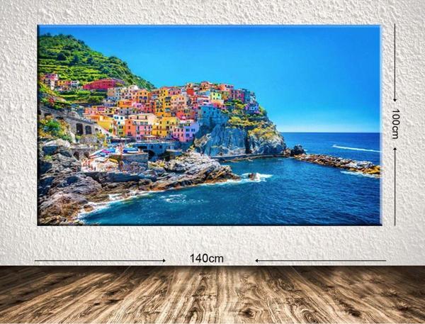 Tablo Center Dev Boyut Manzara Kanvas Tablo 100x140 cm - Image 1