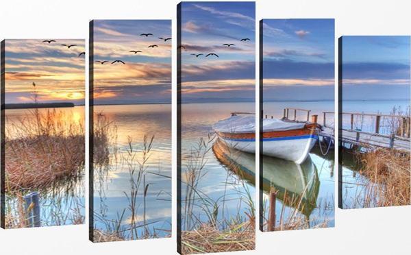 Tablo Center 5 Parçalı Kanvas Tablo 60x100 cm - Image 1