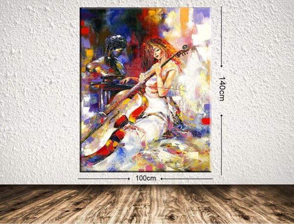Tablo Center Dev Boyut Dekoratif Kanvas Tablo 100x140 cm - Image 1