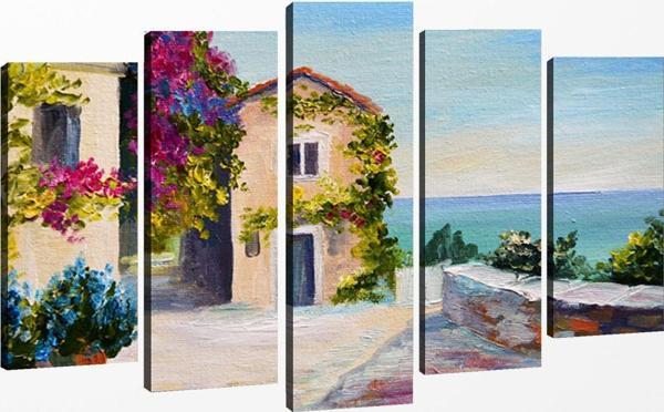 Tablo Center 5 Parçalı Kanvas Tablo 60x100 cm - Image 1