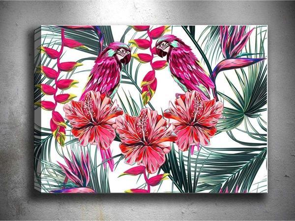 Tablo Center 30x40 cm Tropikal Kanvas Tablo - Image 1