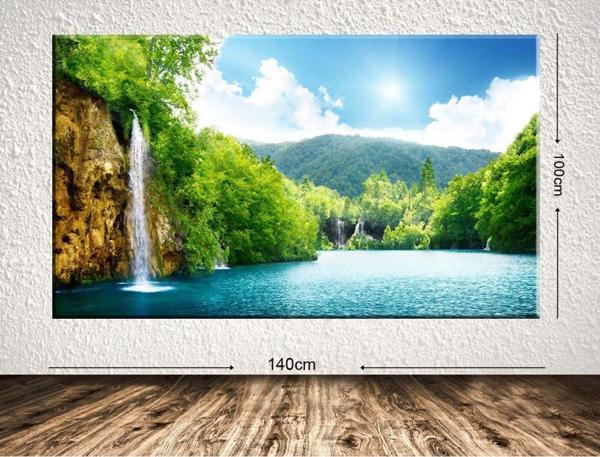Tablo Center Dev Boyut Manzara Kanvas Tablo 100x140 cm - Image 1
