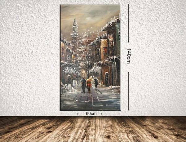 Tablo Center Dev Boyut Manzara Kanvas Tablo 60x140 cm - Image 1