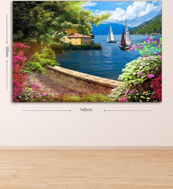 Tablo Center Dev Boyut Dekoratif Kanvas Tablo 100x140 cm - Image 1