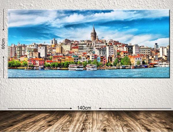 Tablo Center Dev Boyut Manzara Kanvas Tablo 60x140 cm - Image 1