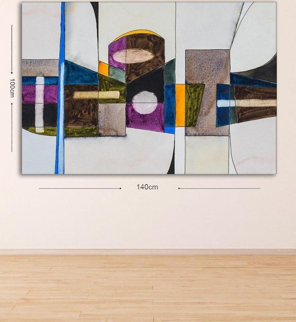 Tablo Center Dev Boyut Dekoratif Kanvas Tablo 100x140 cm - Image 1