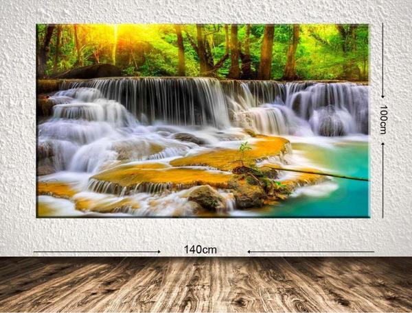 Tablo Center Dev Boyut Manzara Kanvas Tablo 100x140 cm - Image 1